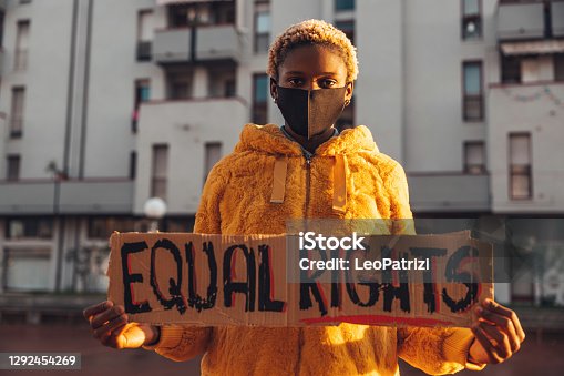 istock Activist for equal rights 1292454269