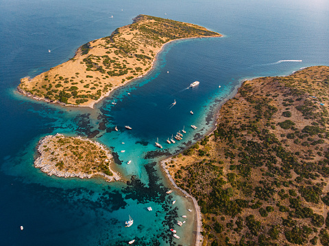 Aerial View Aquarium Bay At Bodrum Stock Photo Download Image Now Istock