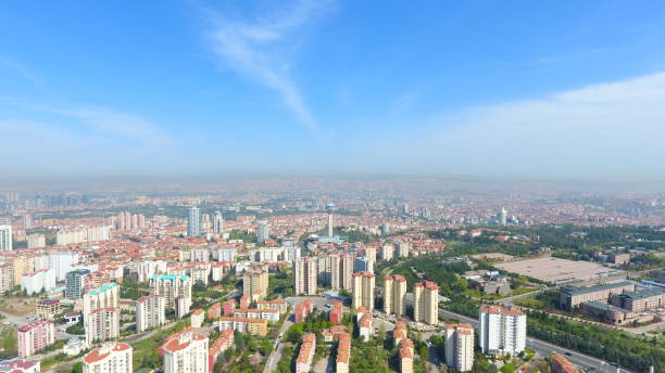 Aerial view of Ankara, Capital city of Turkey. Cankaya Atakule Ankara Turkey ankara turkey stock pictures, royalty-free photos & images