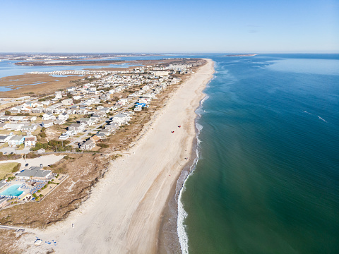 Aerial View Of Atlantic Beach North Carolina