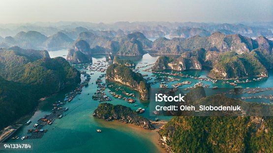 istock Aerial view of Halong Bay in Vietnam 941334784