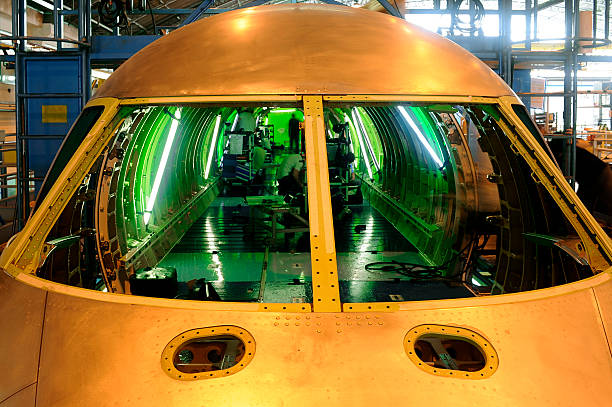 aerospace industry stock photo