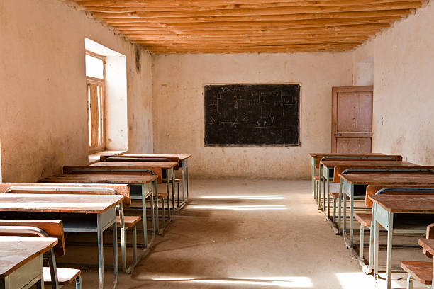 Afghan Class Room stock photo