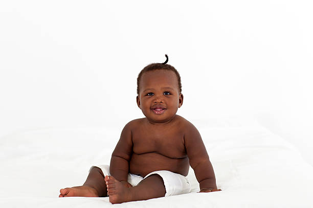 Black Baby Stock Photo