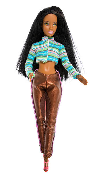 african american barbie fashon doll - barbie stockfoto's en -beelden