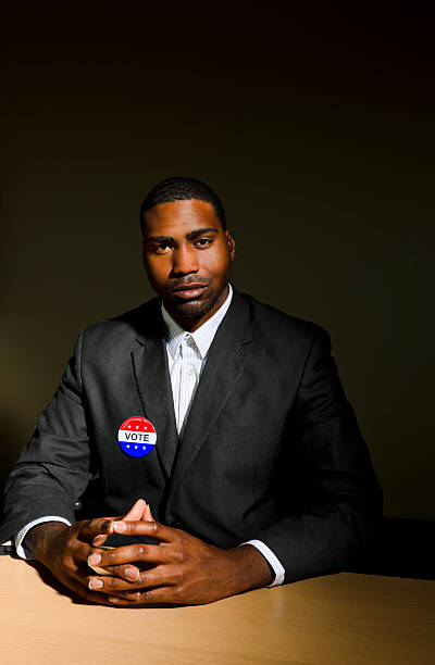 African American Politician stock photo