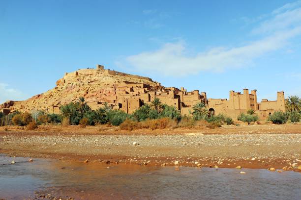 African castle - Kasbah, Ksar of Ait Ben Haddou stock photo
