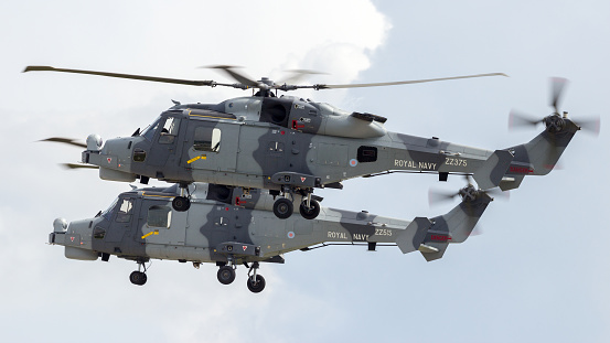 アグスタウェストランド AW159 ワイルドキャット ヘリコプター - ストックフォト・写真素材...