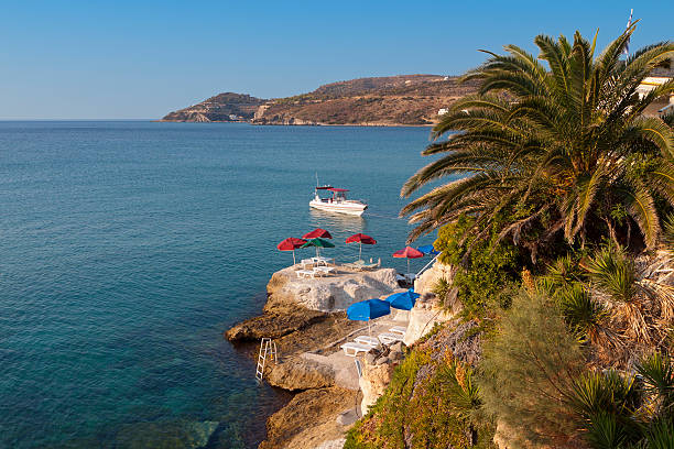 Aigina island in Greece stock photo