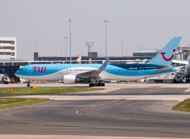 TUI Airlines Boeing 767 stock photo