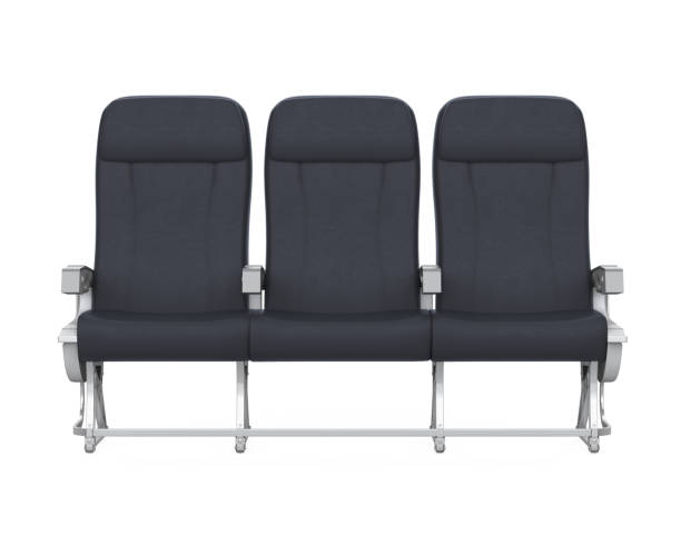 Airplane Seats Isolated stock photo