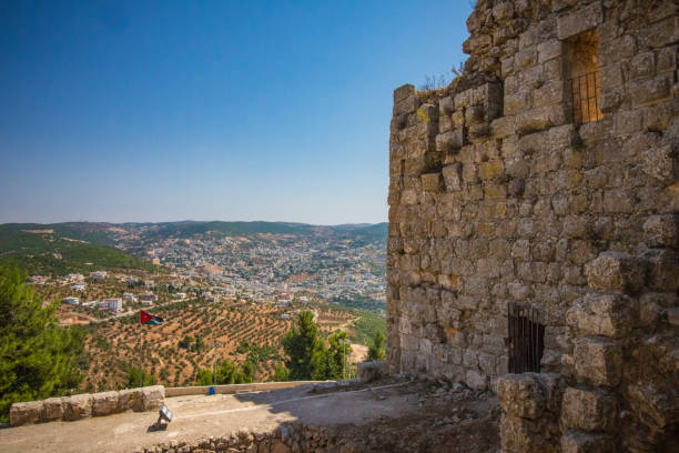 Ajloun Castle, Jordan stock photo