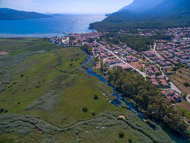 Akyaka Turkey Aerial view  rutting stock pictures, royalty-free photos & images