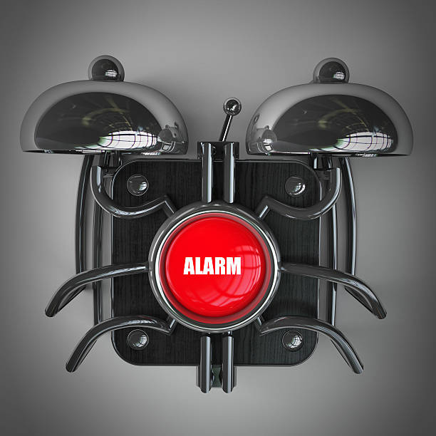 alarm bell stock photo