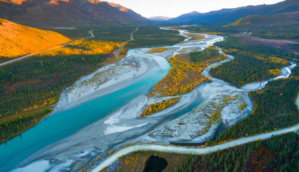 Alaska Landscape stock photo