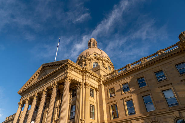 Alberta Legislature stock photo