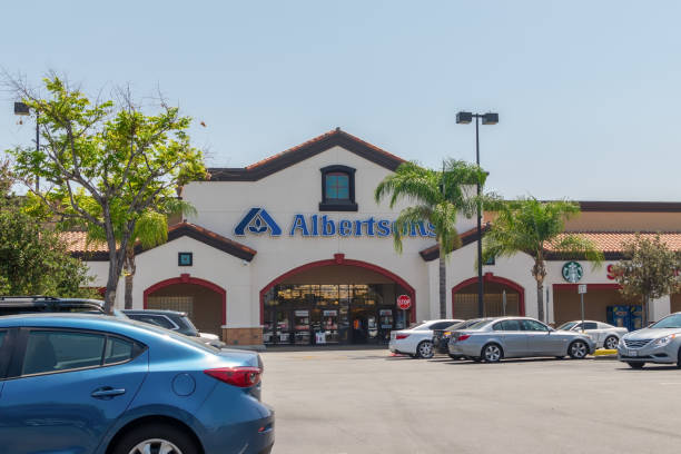Albertsons grocery store stock photo