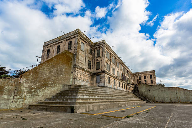 Alcatraz Prison Cell House stock photo