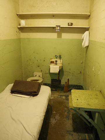 Alcatraz Prison Cell, San Francisco, USA