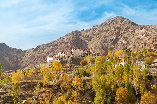Alchi Monastery in Leh Alchi Monastery in Leh, Northern India gompa stock pictures, royalty-free photos & images