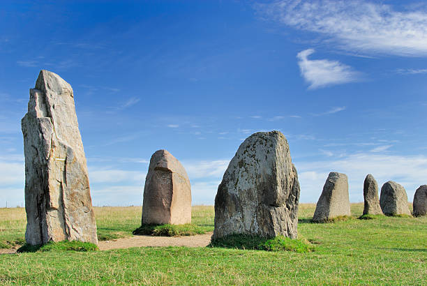 Ales Stenar  megalith stock pictures, royalty-free photos & images