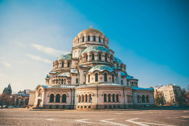 alexander nevski katedrali, sofya - bulgaristan stok fotoğraflar ve resimler