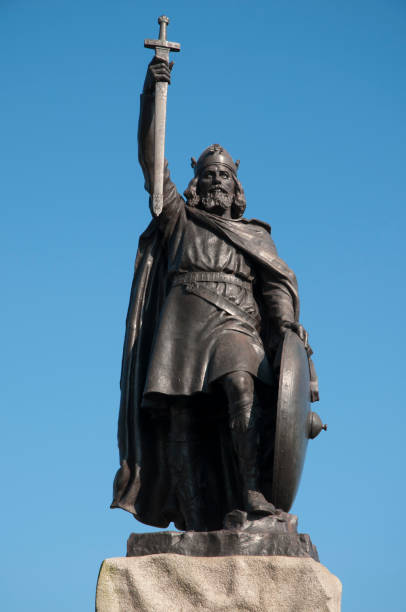 Alfred The Great stock photo