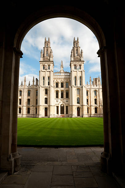 All Souls College, Oxford stock photo