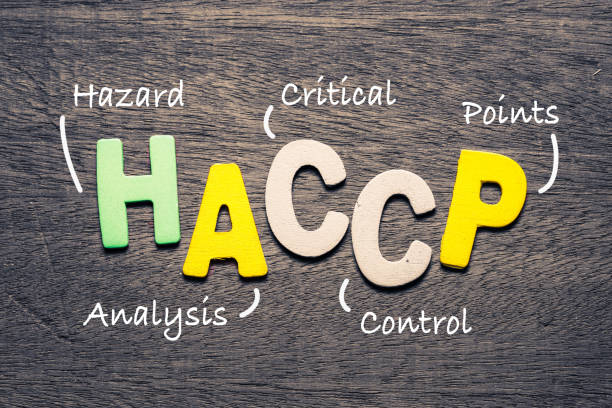 haccp alphabet and acronym - haccp imagens e fotografias de stock