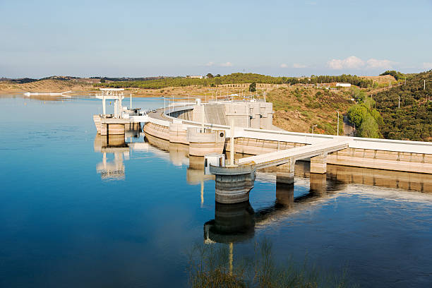 Alqueva Dam stock photo