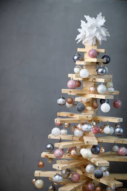 Alternative Christmas tree . stock photo
