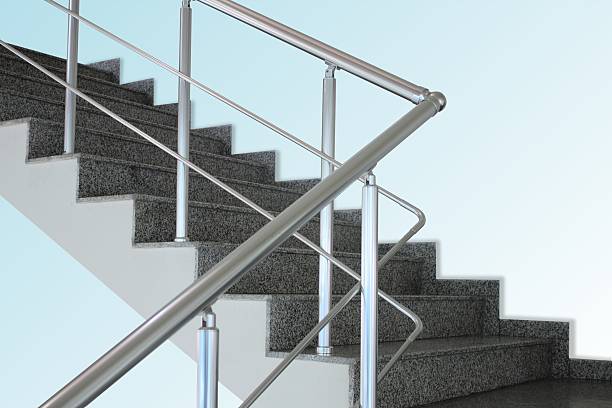 Aluminium Handrail System stock photo