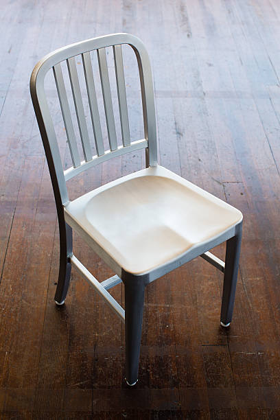 Aluminum Chair stock photo