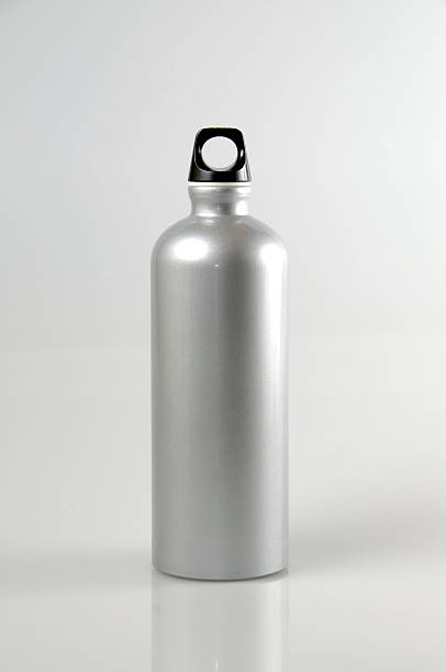 Aluminum Water Bottle  reusable water bottle stock pictures, royalty-free photos & images