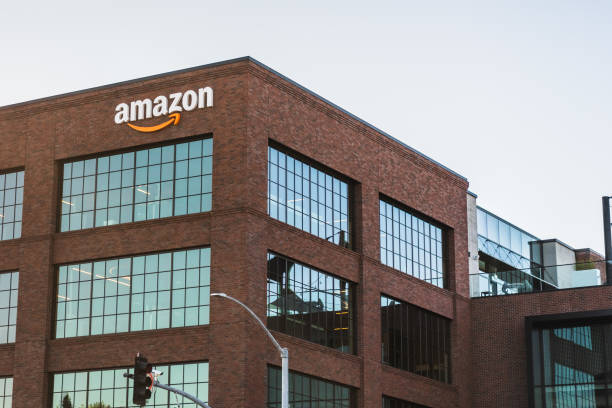 Amazon office building situated in Silicon Valley