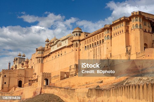 istock Amer Fort or Amber Fort is a fort located in Amer, Rajasthan, India. 1387814834