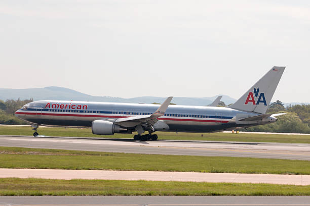 American Airlines A330 stock photo