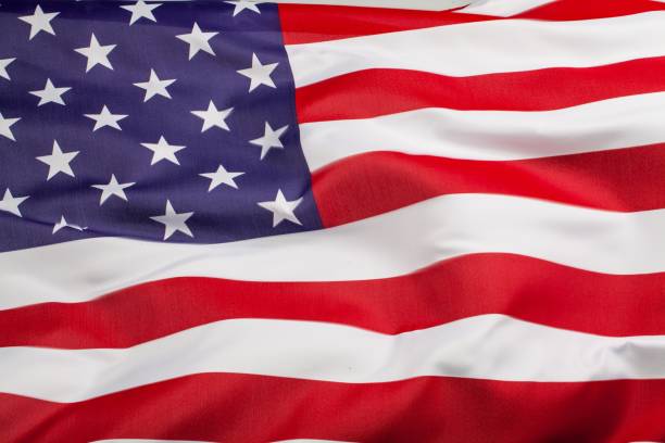 bandera americana. - american flag fotografías e imágenes de stock