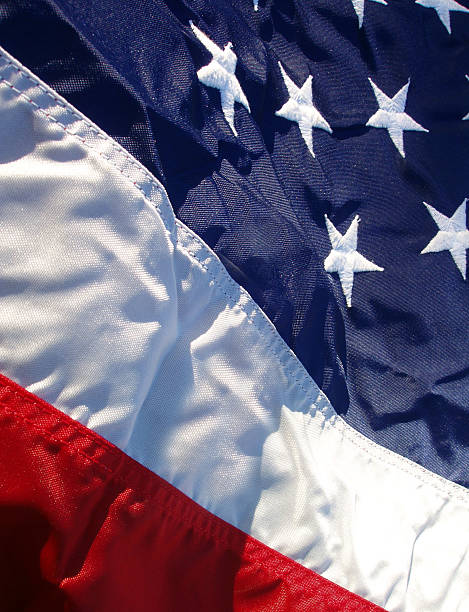 American Flag stock photo