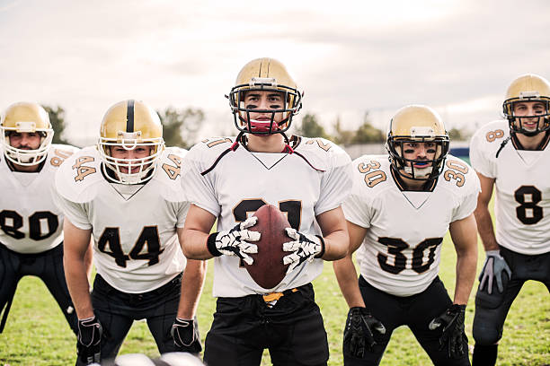 Royalty Free American Football Team Pictures, Images and Stock Photos