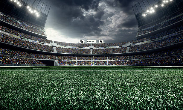 American football stadium American football stadium american football field stadium stock pictures, royalty-free photos & images