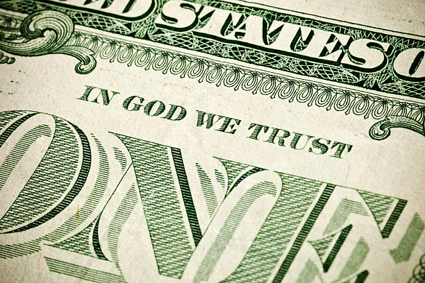 American Money Close Up stock photo