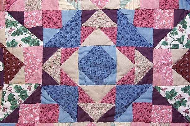 Amish Quilt Pattern stock photo