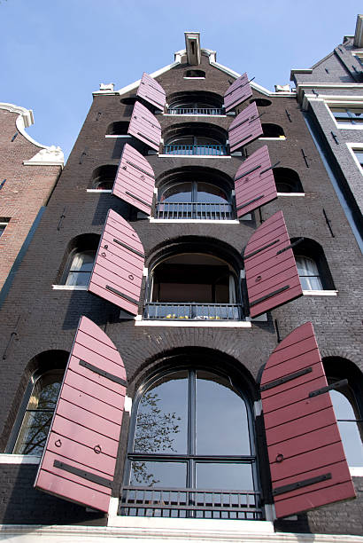 Amsterdam Canal House stock photo