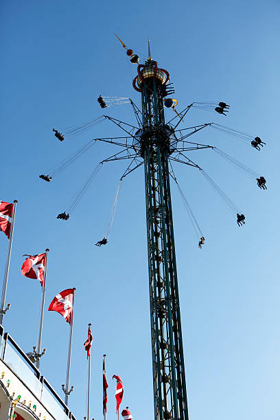 Amusement park Tivoli stock photo