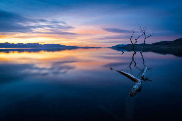 An Early Morning At Pyramid Lake stock photo