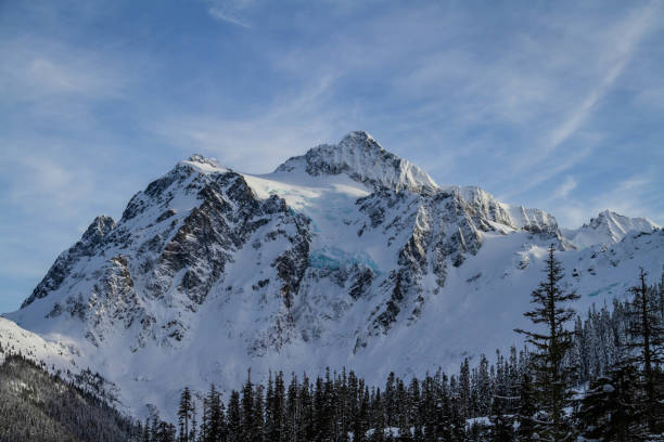 An image of Mt Shusksan in the North Cascade Mountains stock photo