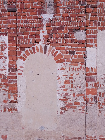 ancient brick wall texture  for abstract background