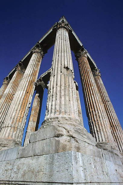 Ancient Temple of Zeus stock photo