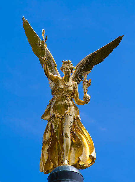 Angel of Peace, Munich stock photo
